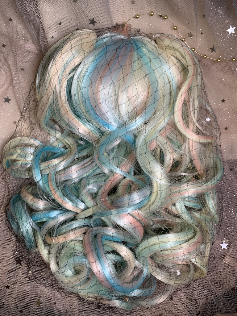 9-10インチ レインボーツインカール