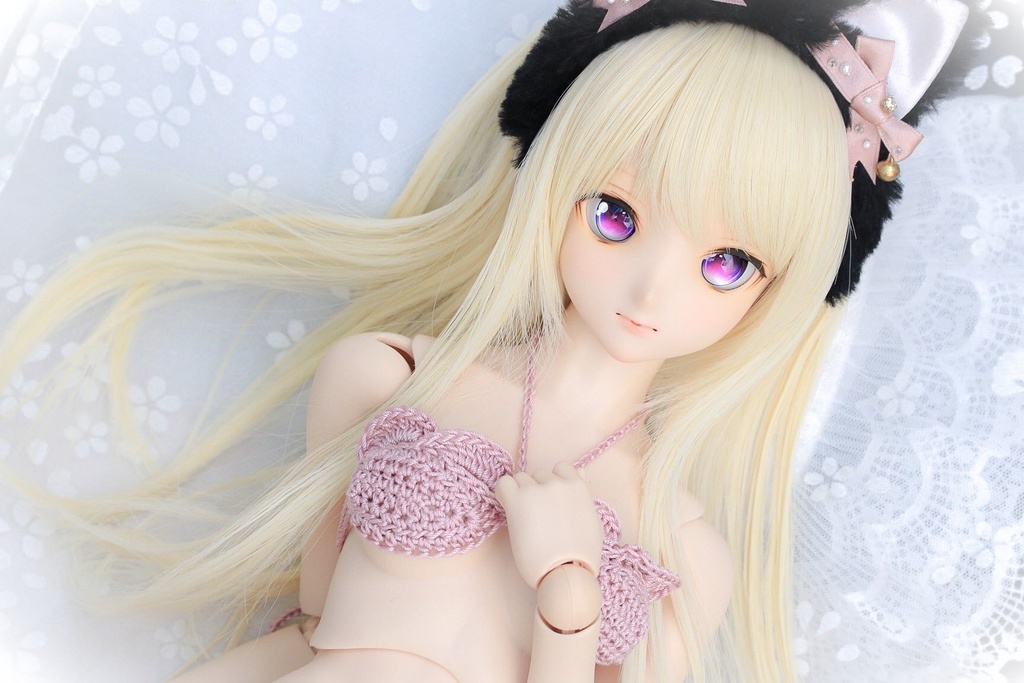 DDサイズ 手編みニットビキニ DDLの寄せ胸向け/M胸向け