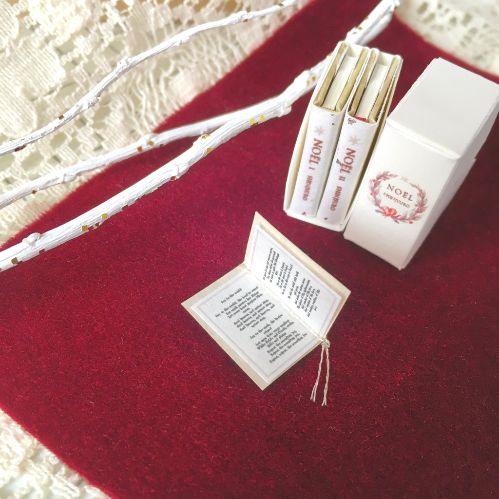 オビツ11サイズ 豆本 NOEL 2巻セット ケース付き