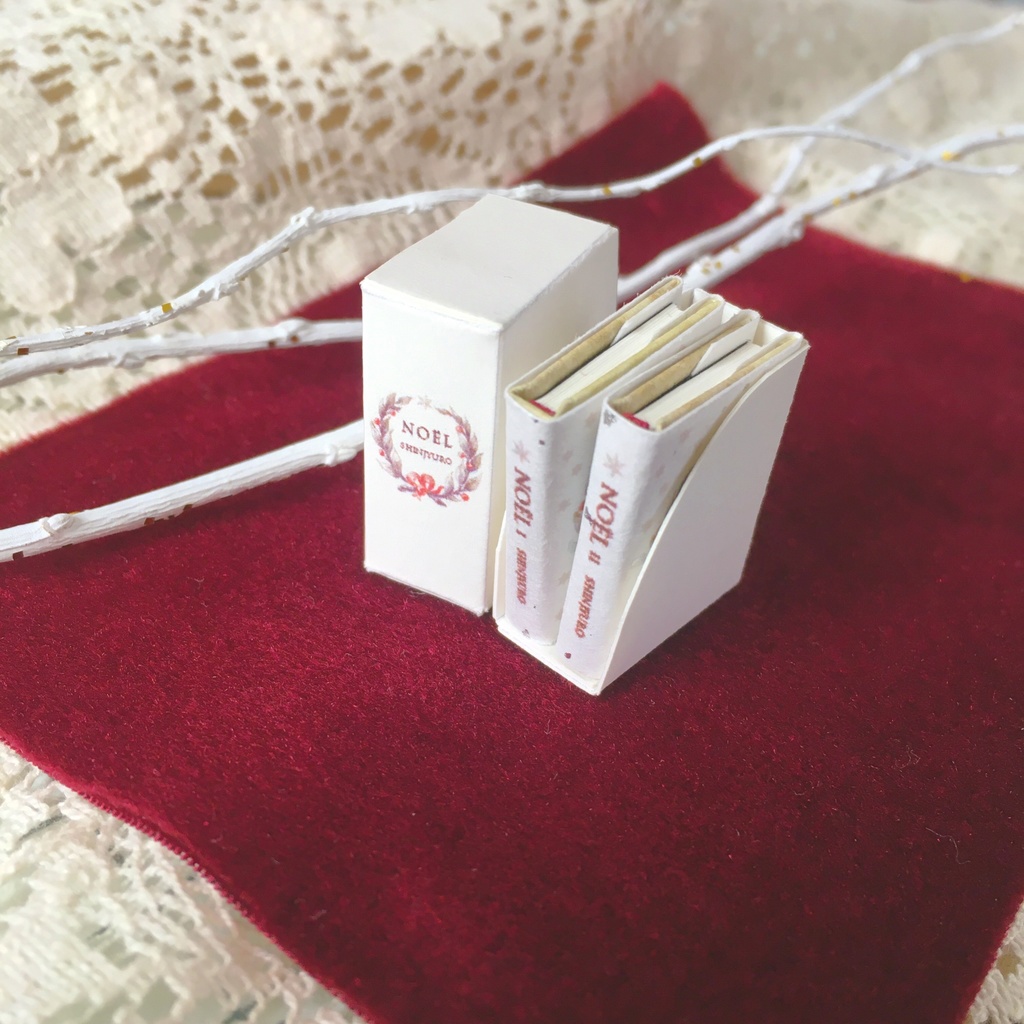 オビツ11サイズ 豆本 NOEL 2巻セット ケース付き