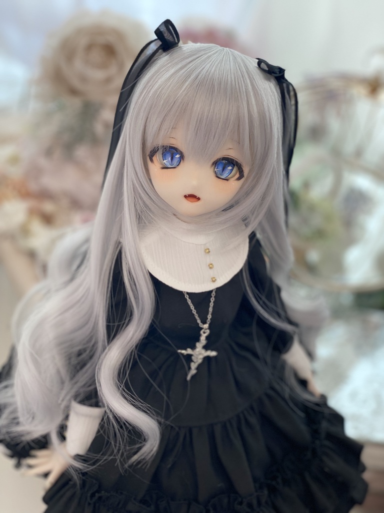 【10%OFF!シルバーウィークセール!】8~9inchウィッグ ツーサイドアップウェーブ