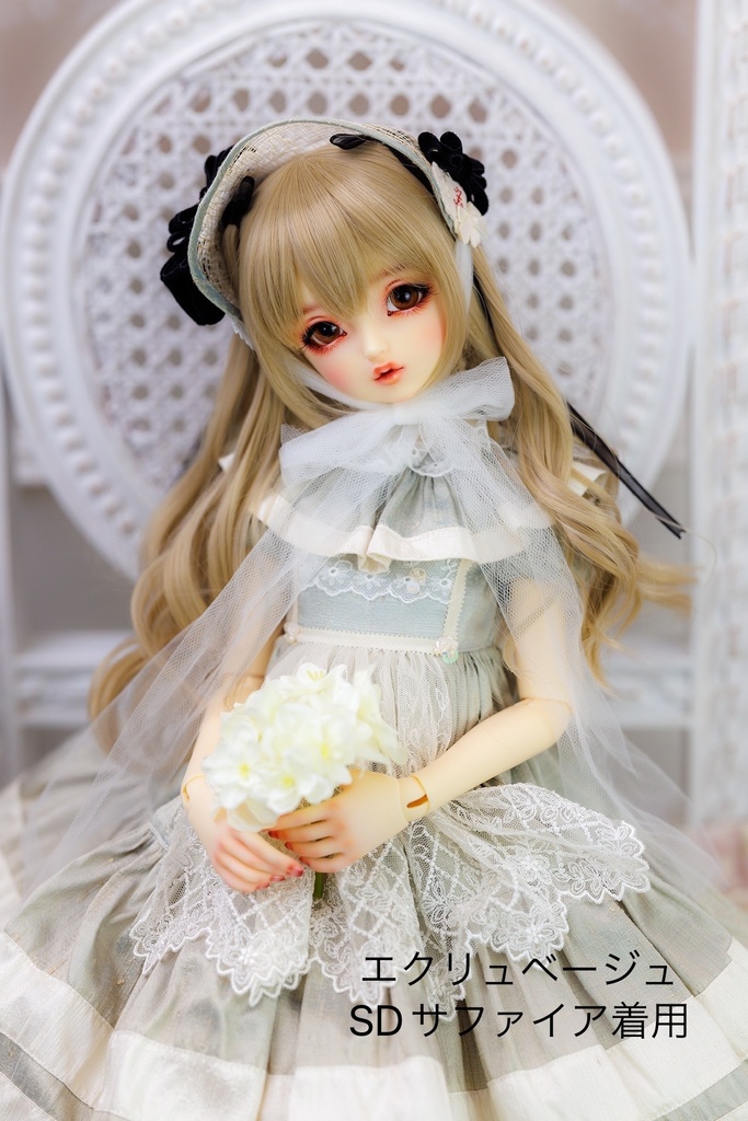 8~9inchウィッグ ツーサイドアップウェーブ