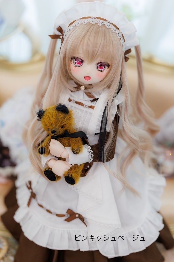 8~9inchウィッグ ツーサイドアップウェーブ