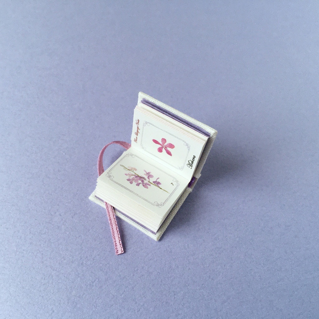 オビツ11サイズ 豆本 Flower language Vioret petit