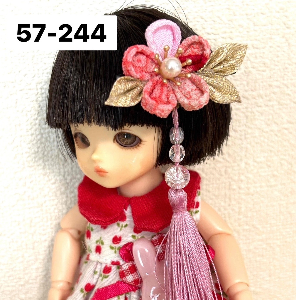 お花のつまみ細工 パッチンどめ