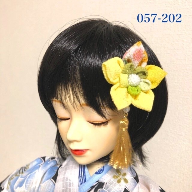 お花のつまみ細工 パッチンどめ