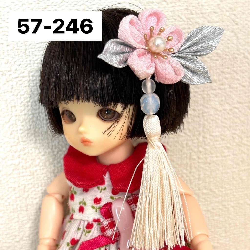 お花のつまみ細工 パッチンどめ