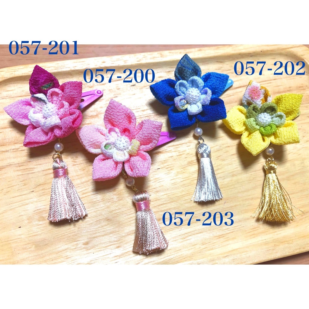 お花のつまみ細工 パッチンどめ