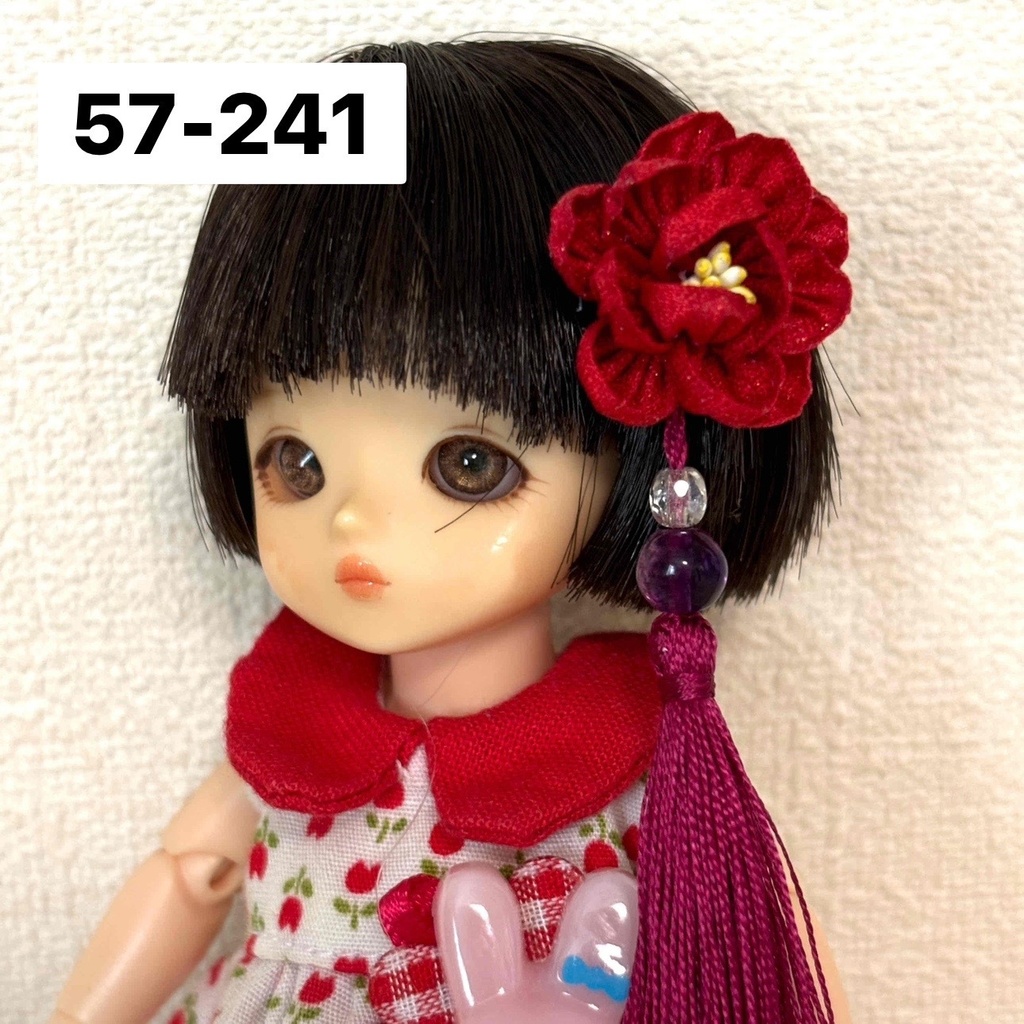 お花のつまみ細工 パッチンどめ