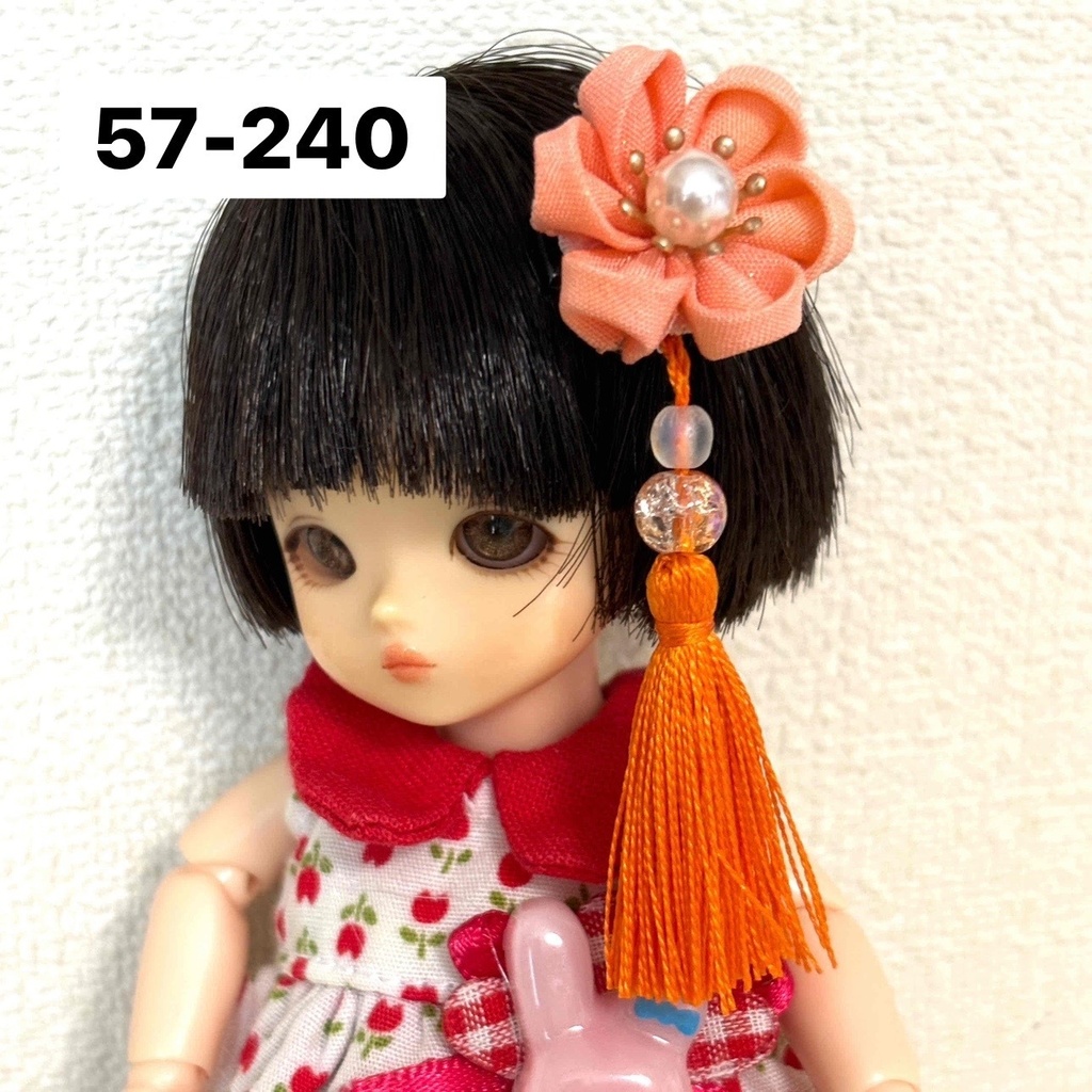 お花のつまみ細工 パッチンどめ