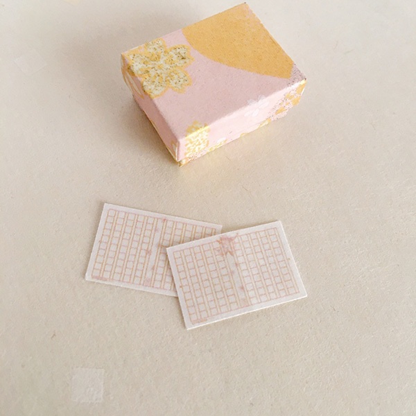 オビツ11サイズ【豆本:文箱 桜セット】