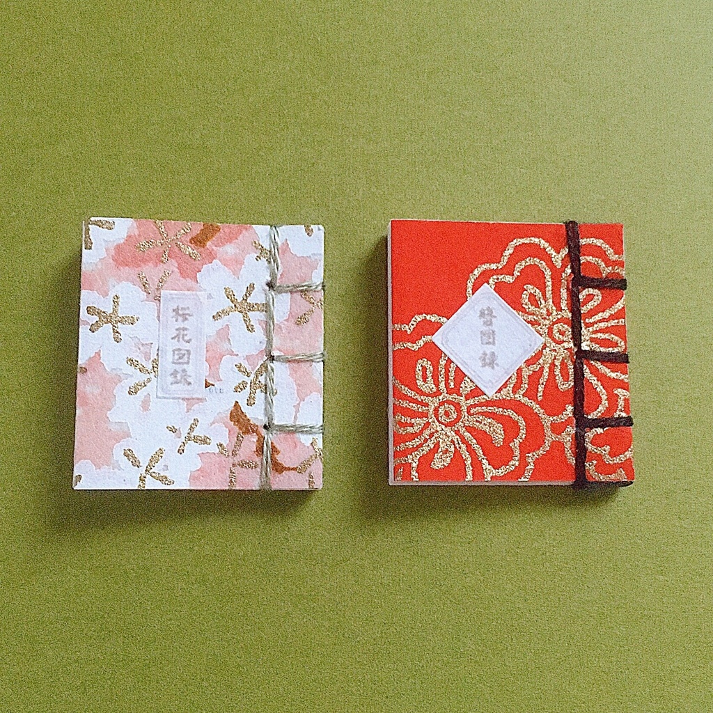 オビツ11サイズ【豆本:桜花・簪図鑑 小粒セット】