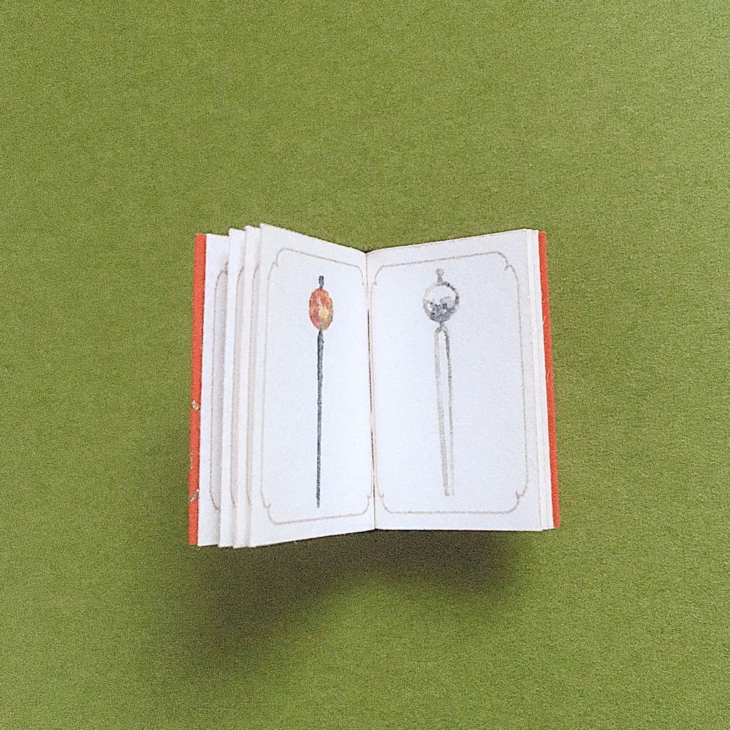 オビツ11サイズ【豆本:桜花・簪図鑑 小粒セット】