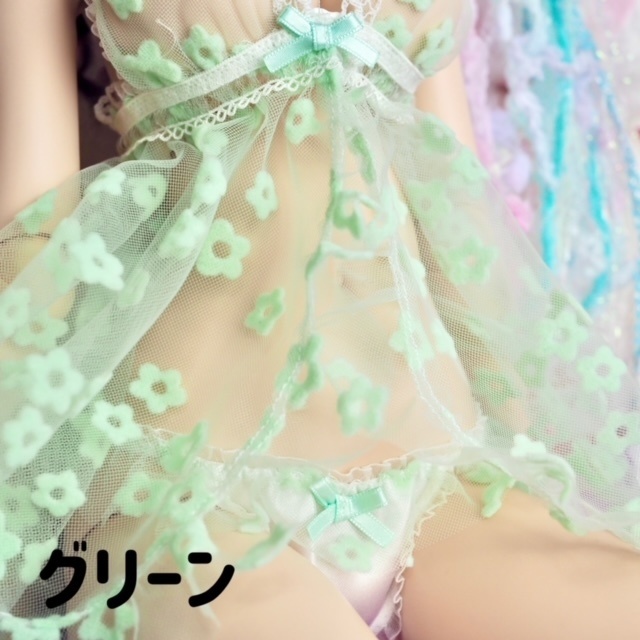 DD/MDDサイズ 『フラワー柄ベビードールセット』シリーズ