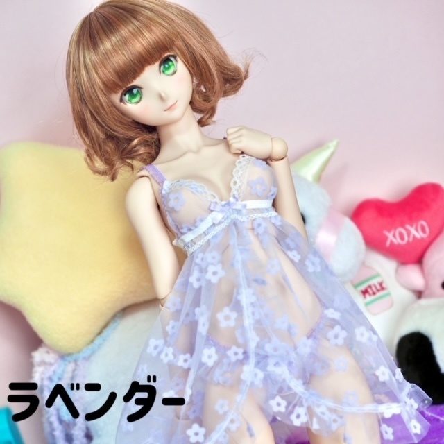 DD/MDDサイズ 『フラワー柄ベビードールセット』シリーズ