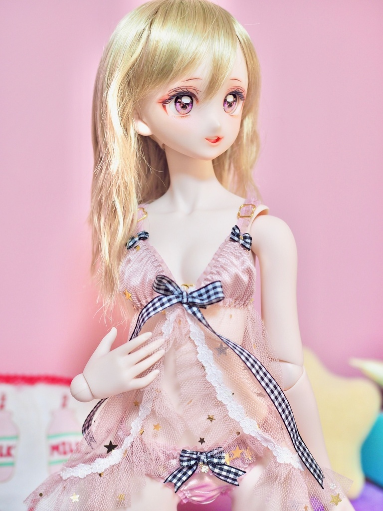 MDD/DDサイズ 『星屑ホログラムベビードールセット』『フラワー柄ベビードールセット』シリーズ