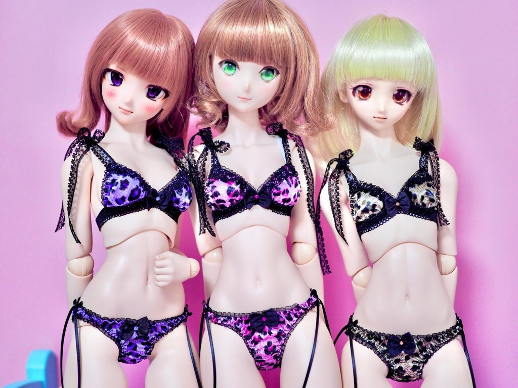 MDD/DD/DDdyサイズ 『ヒョウ柄サテン』シリーズ