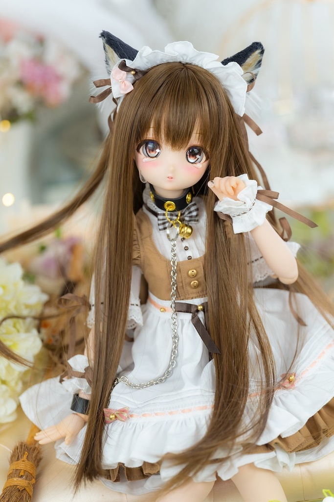 ロンシュカクチュール ツインテールストレート シルキーブルー 9インチ MDD