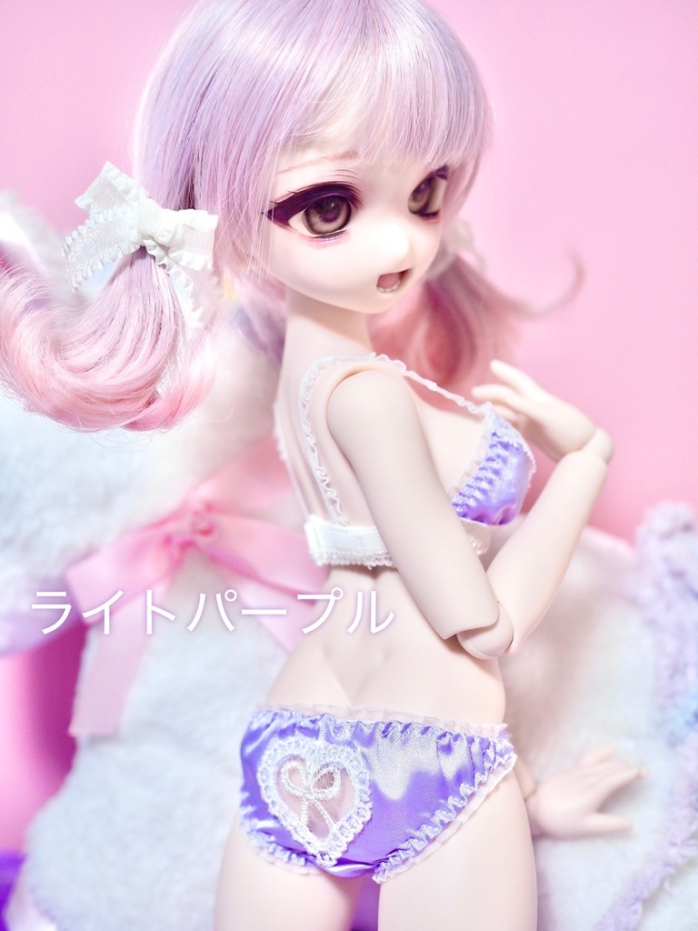 MDD/DD/DDdyサイズ『バックハートレースサテン』シリーズ