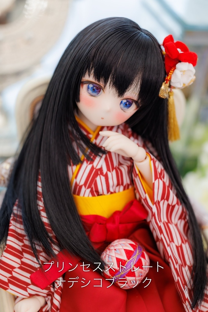 ロンシュカ ドールウィッグ 9インチ ナチュラルセミロング MDD DD 