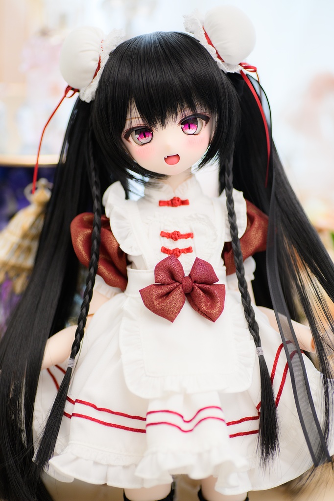 【年末年始SALE!10%OFF】8~9inchウィッグ シノワズリツインテール