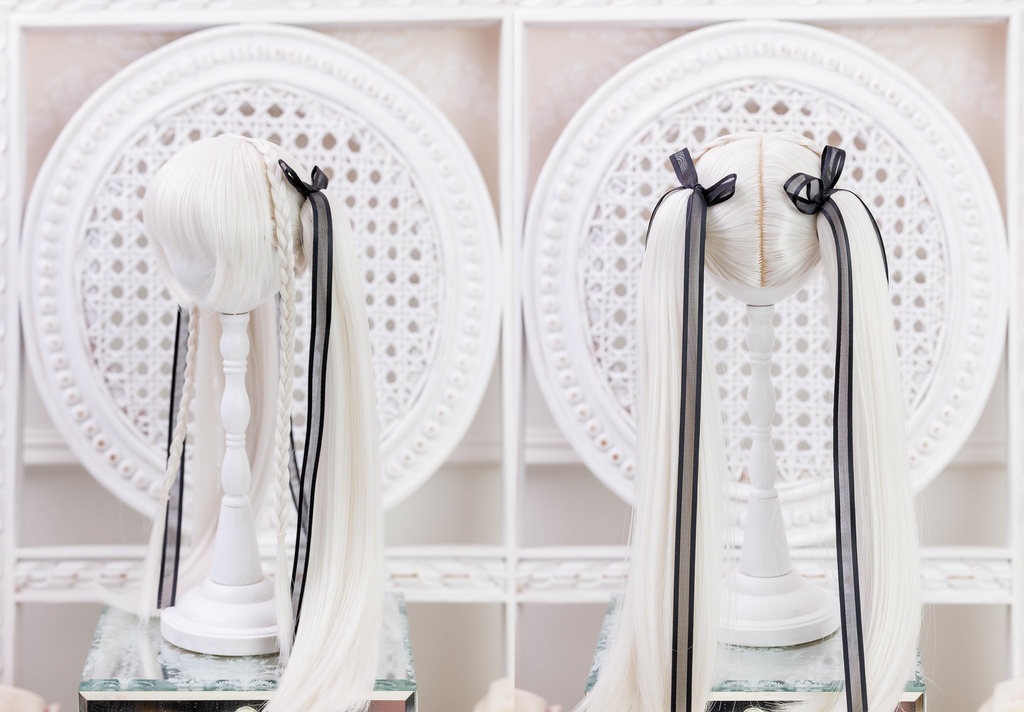 【年末年始SALE!10%OFF】8~9inchウィッグ シノワズリツインテール