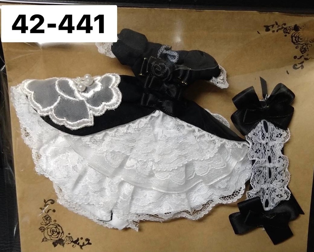 オビツ11サイズ うさぎの ぬいぐるみセット/くまポシェットセット/ロングドレス