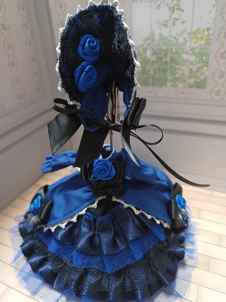 オビツ11サイズ うさぎの ぬいぐるみセット/くまポシェットセット/ロングドレス