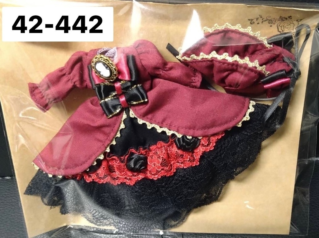 オビツ11サイズ うさぎの ぬいぐるみセット/くまポシェットセット/ロングドレス