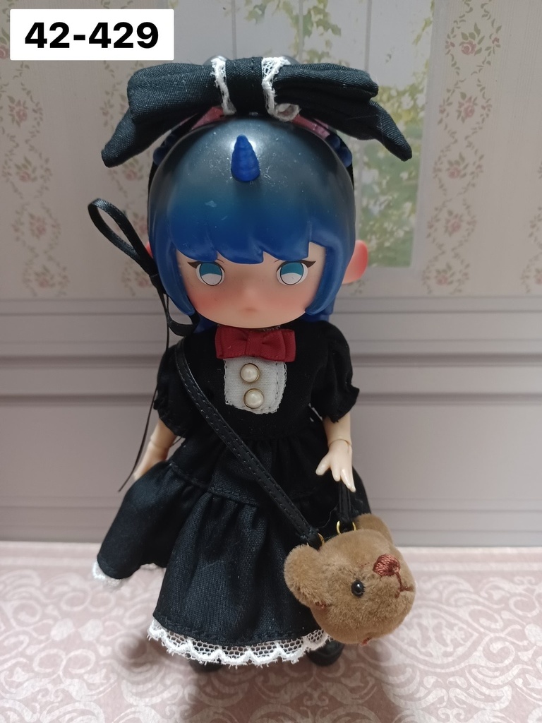 オビツ11サイズ うさぎの ぬいぐるみセット/くまポシェットセット/ロングドレス