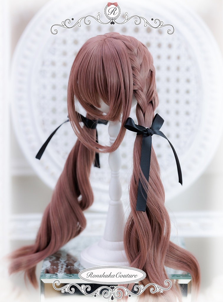 【10%OFF!秋の感謝セール】8~9inchウィッグ ブレイドローツイン