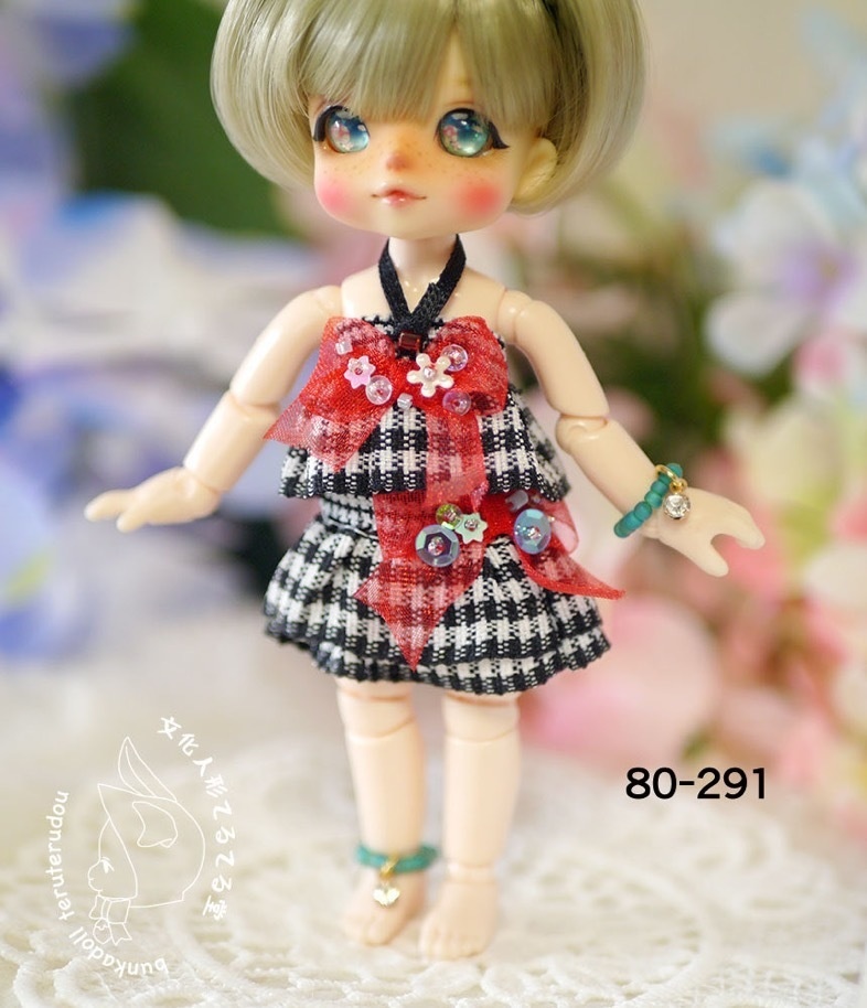 オビツ11サイズ/ピコニーモPサイズ リボン水着SET