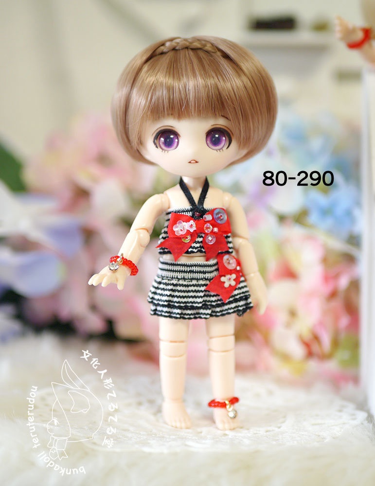 オビツ11サイズ/ピコニーモPサイズ リボン水着SET