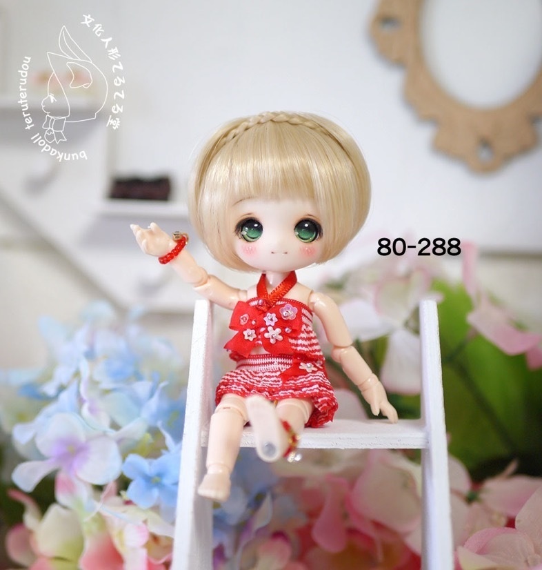 オビツ11サイズ/ピコニーモPサイズ リボン水着SET