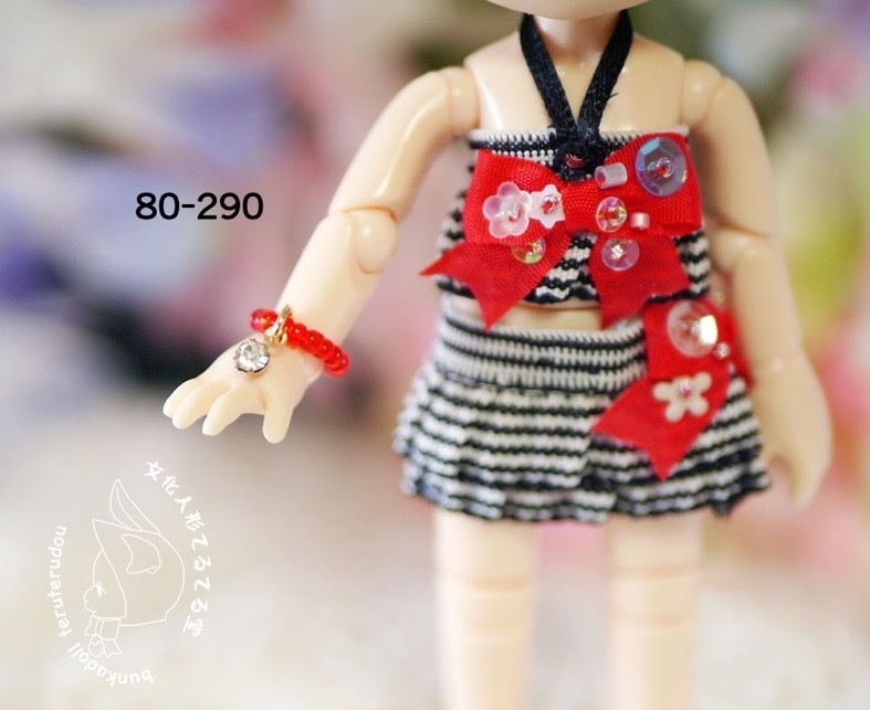 オビツ11サイズ/ピコニーモPサイズ リボン水着SET