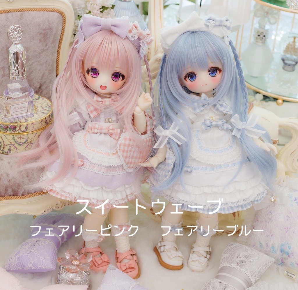 ロンシュカ ドールウィッグ 9インチ ナチュラルセミロング MDD DD