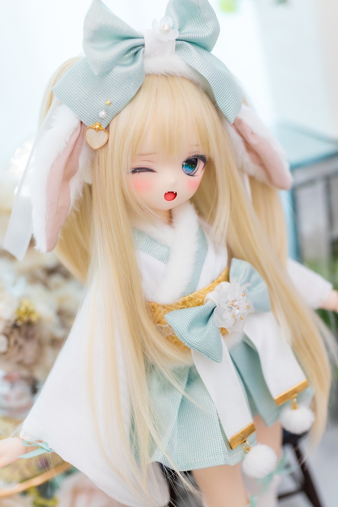 9inchウィッグ ハーフツイン