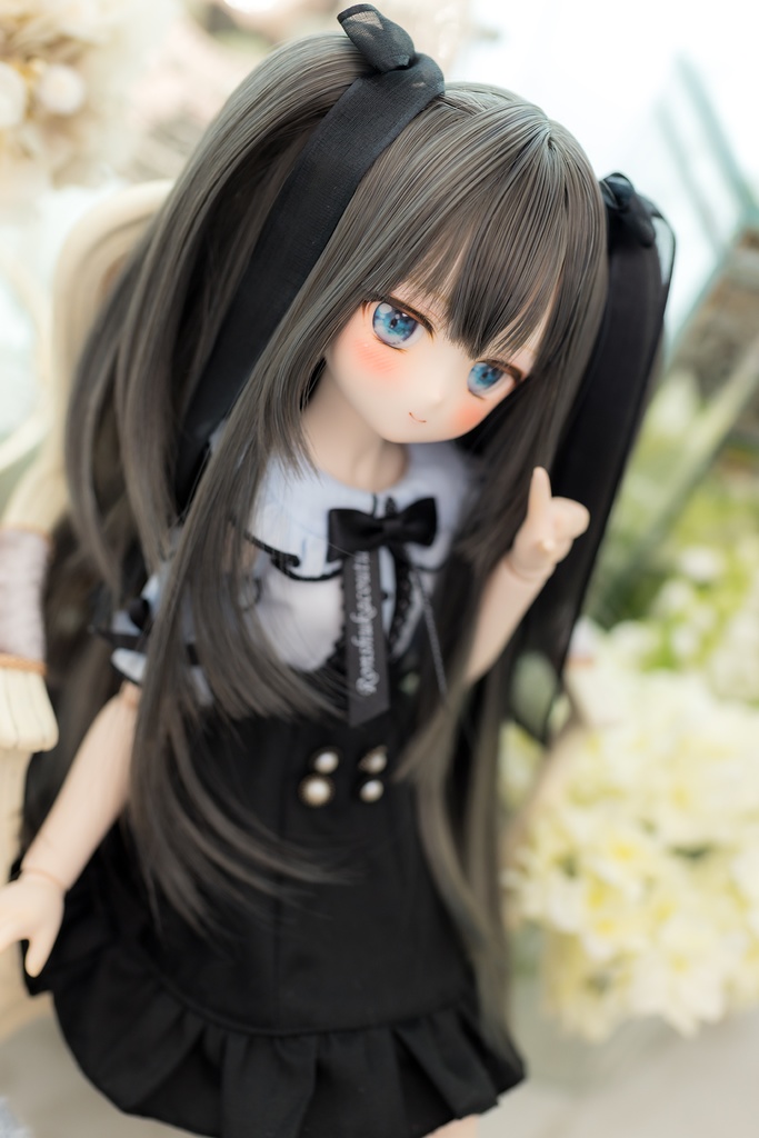 9inchウィッグ ハーフツイン