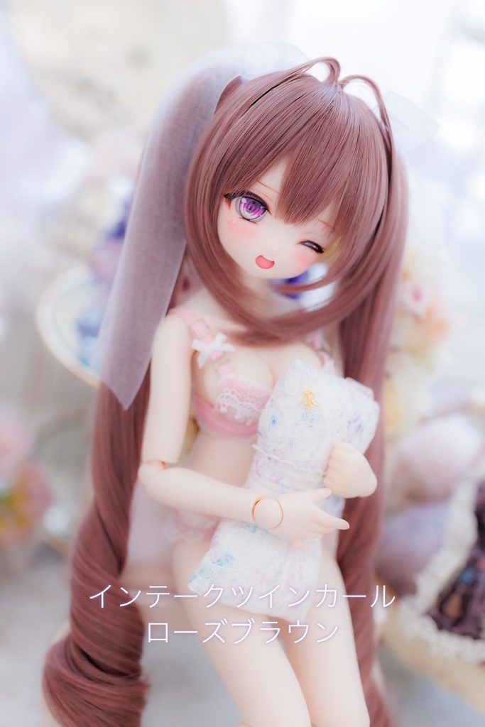 【10%OFF!秋の感謝セール】【新作】9inchウィッグ インテークツインカール