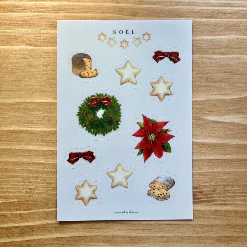 オビツ11サイズ 豆本 NOEL cute edition とシールのセット