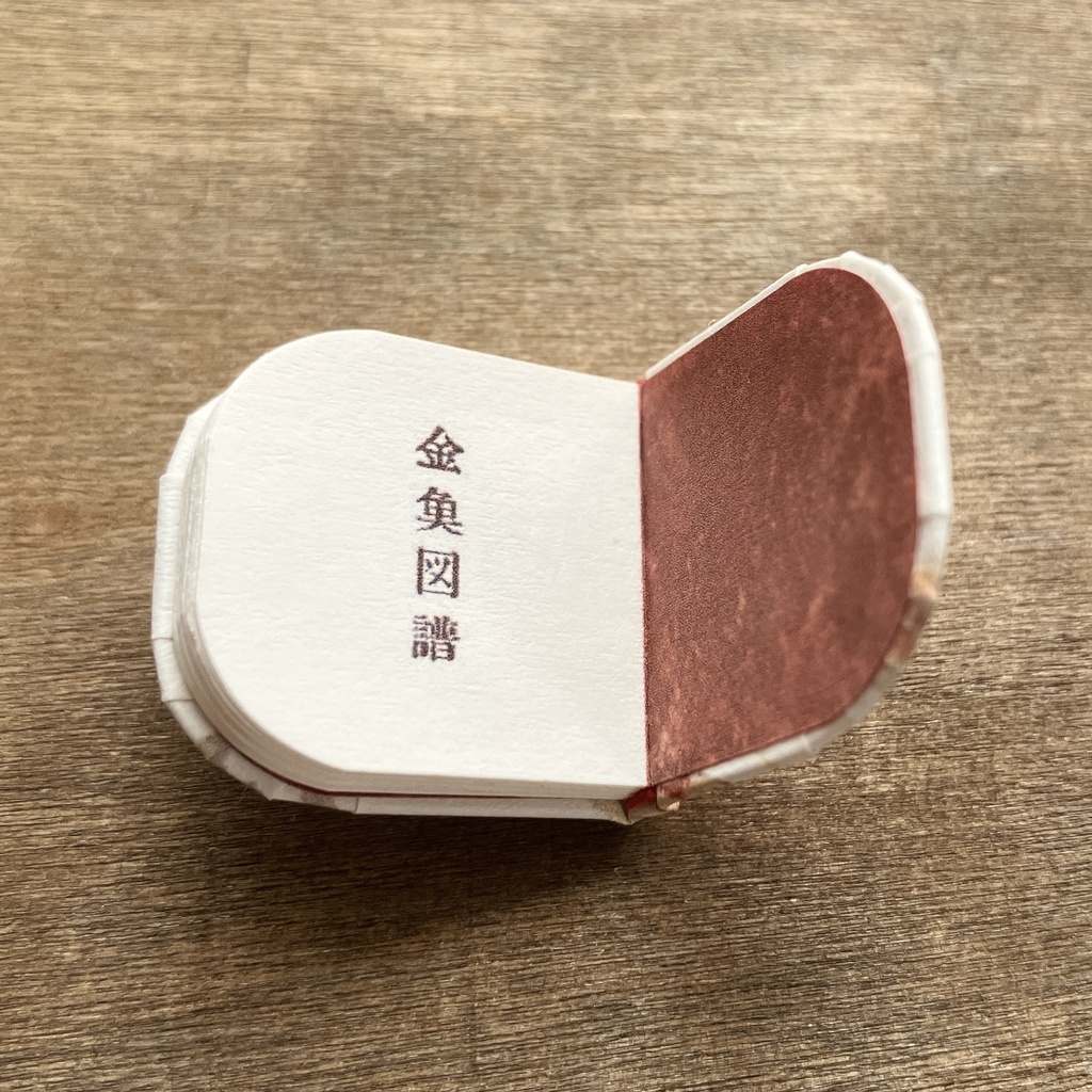 オビツ11サイズ 豆本 金魚図鑑