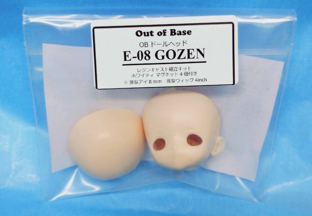 【新作】4インチドールヘッド　E-08　GOZENヘッド