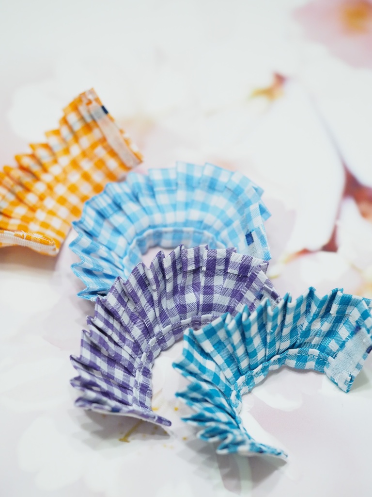 ギンガムチェックスカート