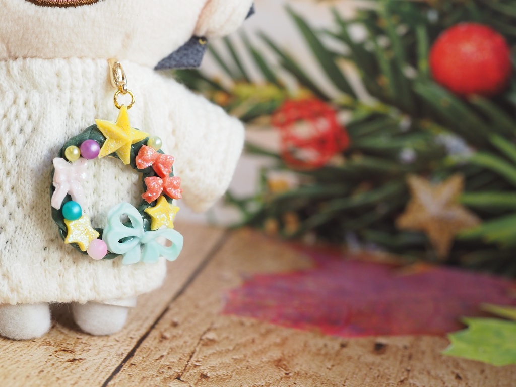 りぼんと星のりーす