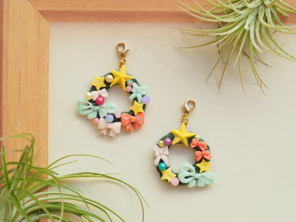 りぼんと星のりーす