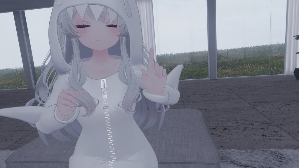 さめぱーかー 【4アバター対応】【無料配布中】