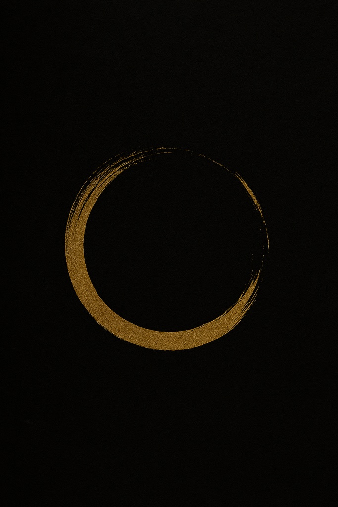 【開運壁紙5枚セット】福徳アトリエ｜黒×金ミニマル｜龍気・鳥居・金槌・金風・筆円