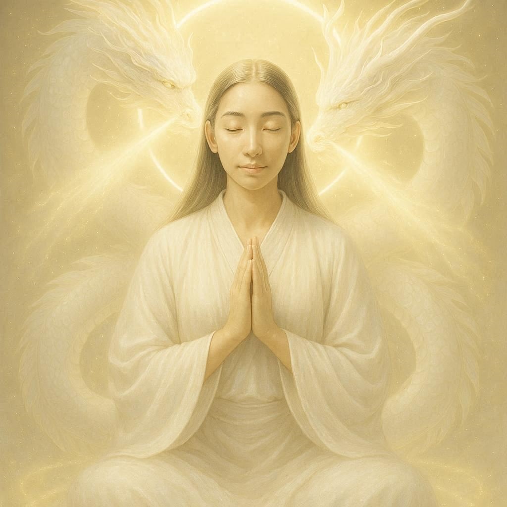 福徳アトリエ｜澪 祈光図 − 龍環金耀 −