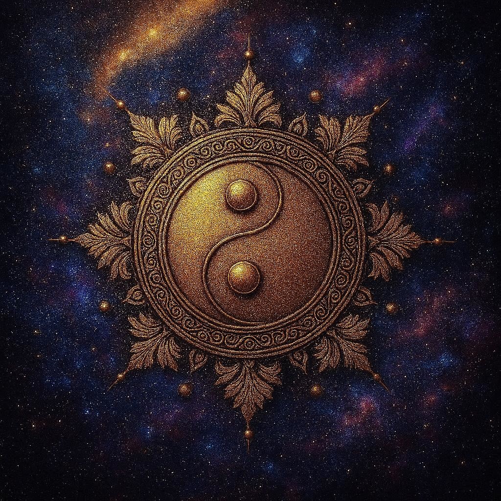 福徳アトリエ｜黒金太極曼荼羅 − 星辰統合図 −