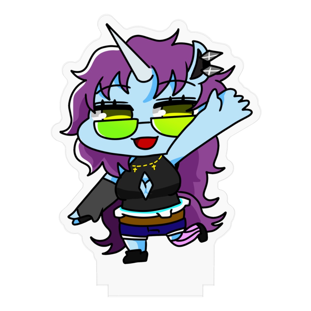 【ユニコーンスティング】ユニ子ちゃんアクリススタンド【擬人化】